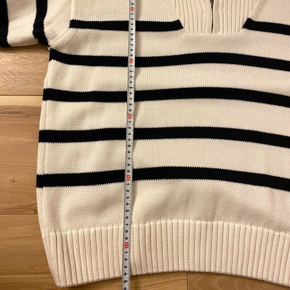 Zara Oversized Stripe Knit Sweater knitwear - Picture 15 of 16